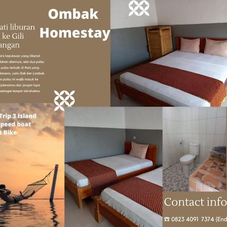 Ombak Homestay Гили Траванган Экстерьер фото